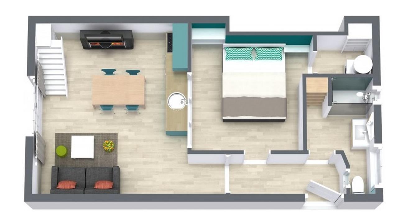 Duplex Bali Hyper Centre Apartment Nantes Exterior photo